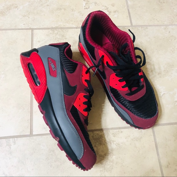 Nike | | Air 9 Team Red Black Dark Grey | Poshmark